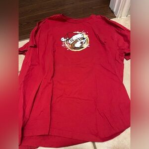 Bucees beaver plus size Christmas red shirt